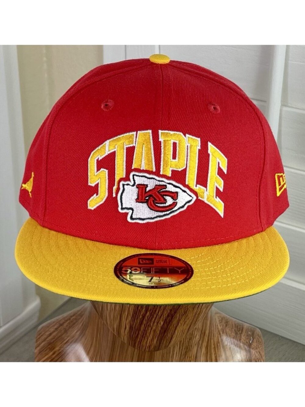 New Era x Staple NFL Kansas City Chiefs 59Fifty Fitted Hat Size 7 1/2 - New